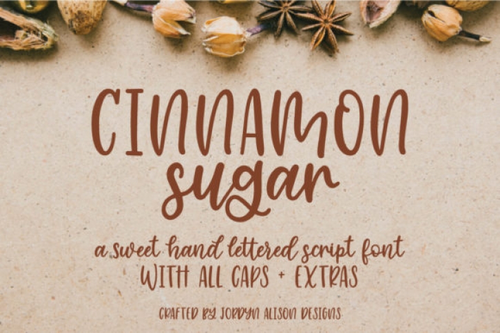 Cinnamon Sugar Script Font Download