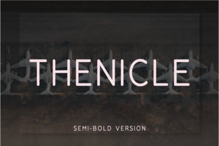 Thenicle Semi-Bold Font Download