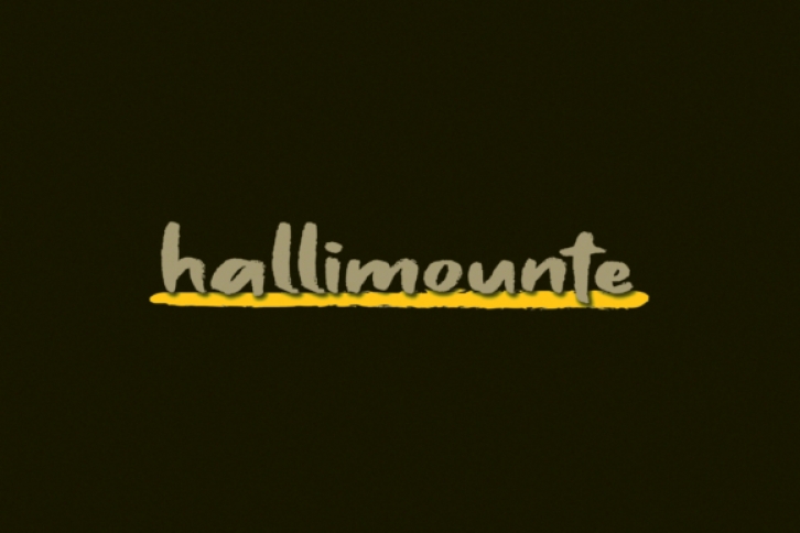 Hallimounte Font Download