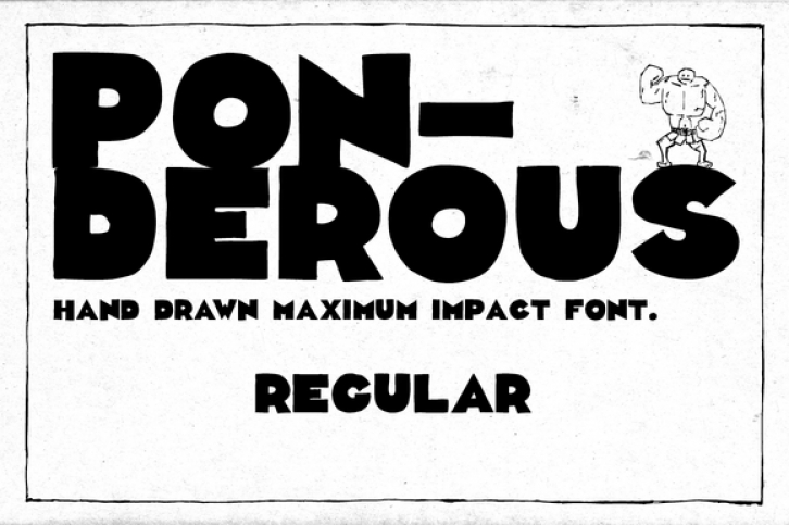 Ponderous Regular Font Download