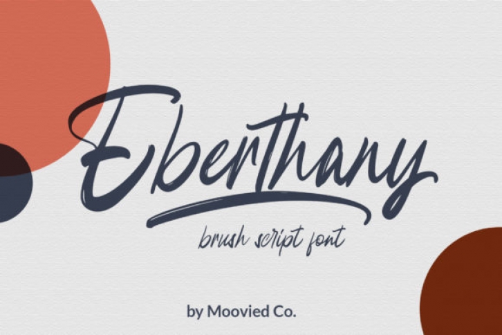 Eberthany Brush Font Download