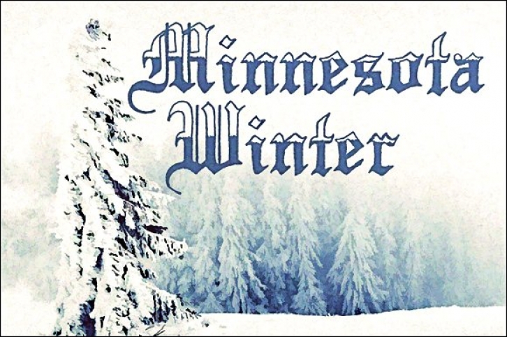 Minnesota Winter Font Download