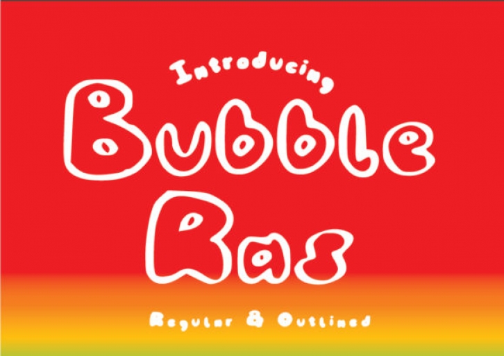 Bubble Ras Font Download
