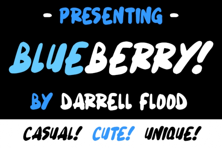 Blueberry Font Download