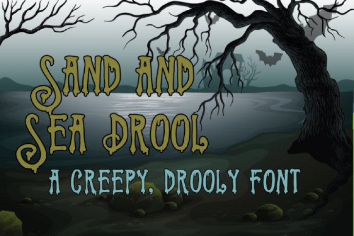 Sand and Sea Drool Font Download