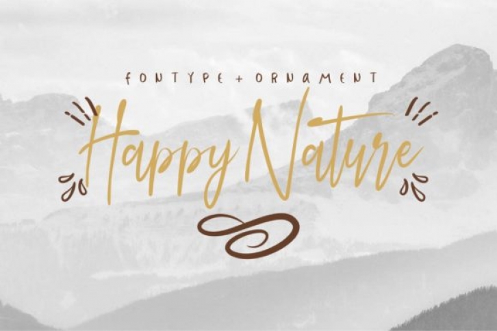 Happy Nature Font Download