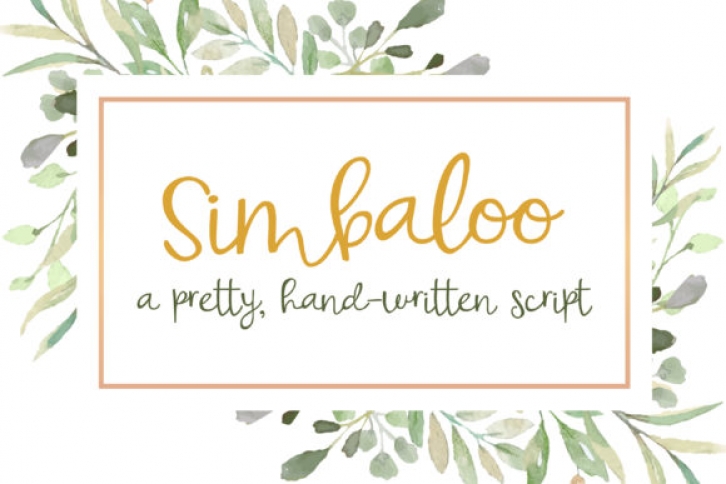 Simbaloo Font Download
