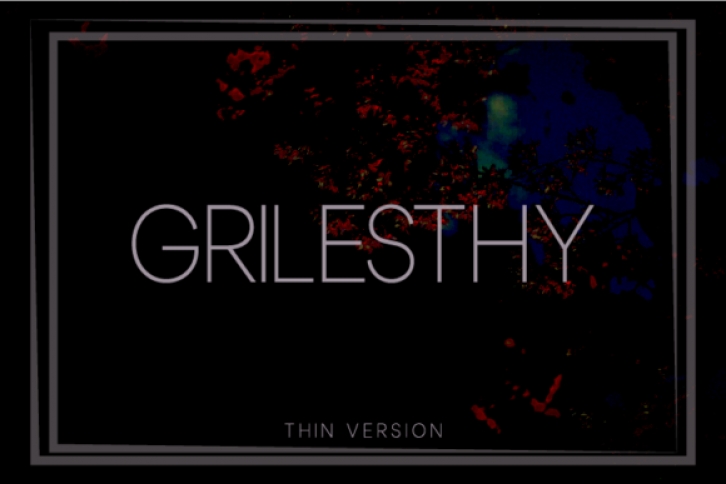 Grilesthy Thin Font Download