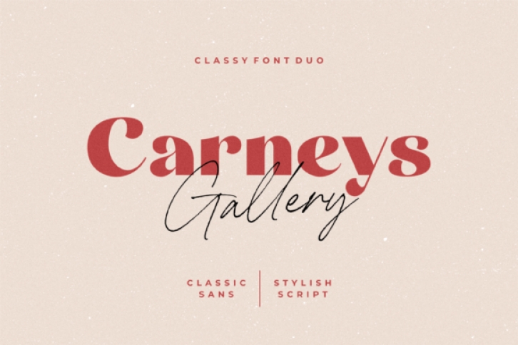 Carneys Gallery Font Download