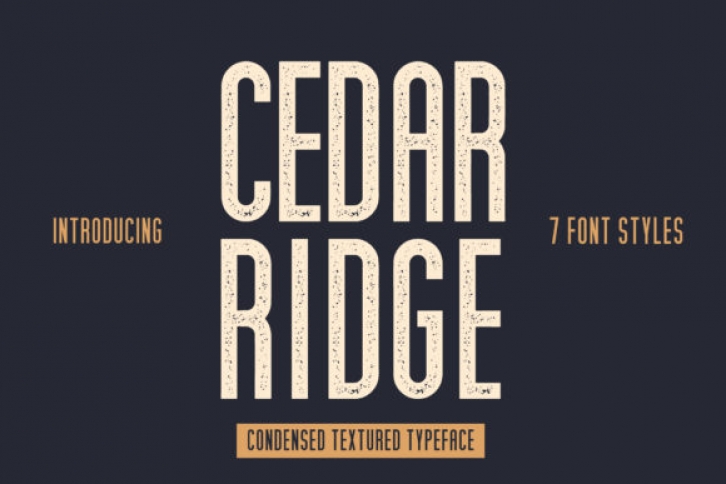 Cedar Ridge Font Download