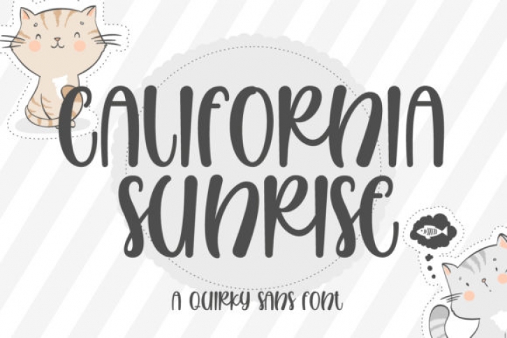 California Sunrise Font Download