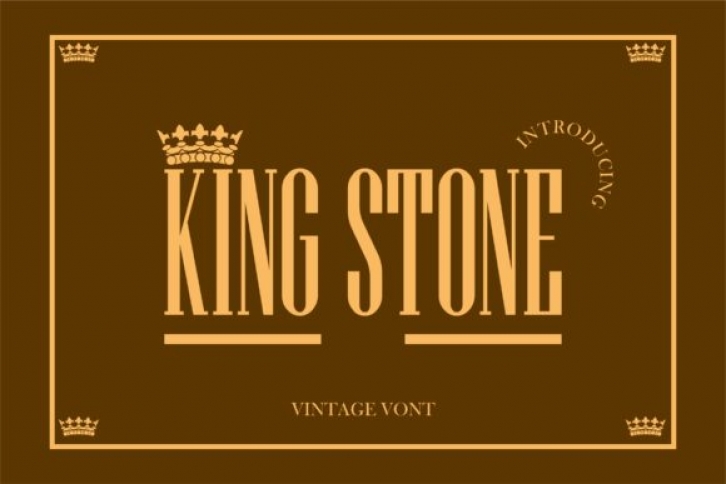 King Stone Font Download