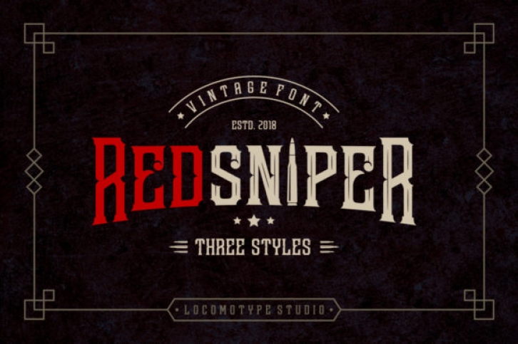 Redsniper Font Download