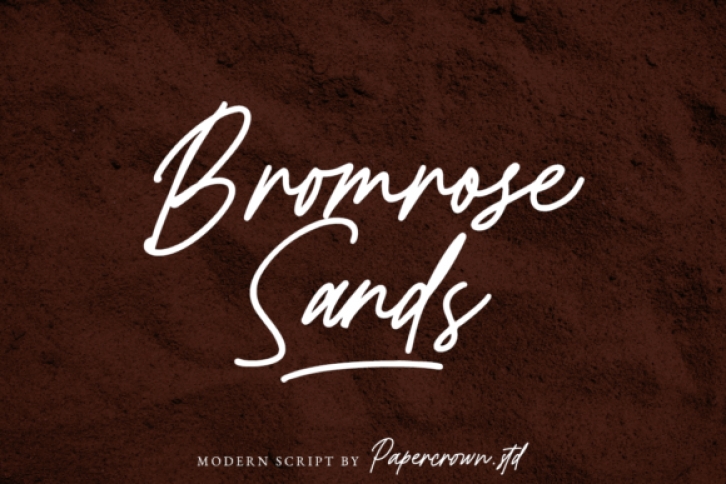 Bromrose Sands Font Download