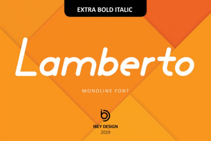 Lamberto Extra Bold Italic Font Download
