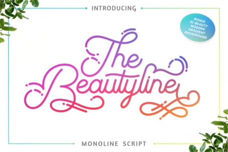 The Beautyline Font Download