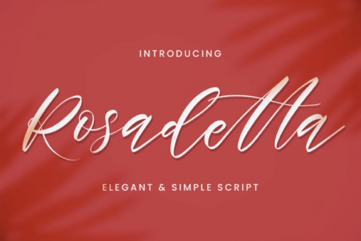 Rosadetta Font Download