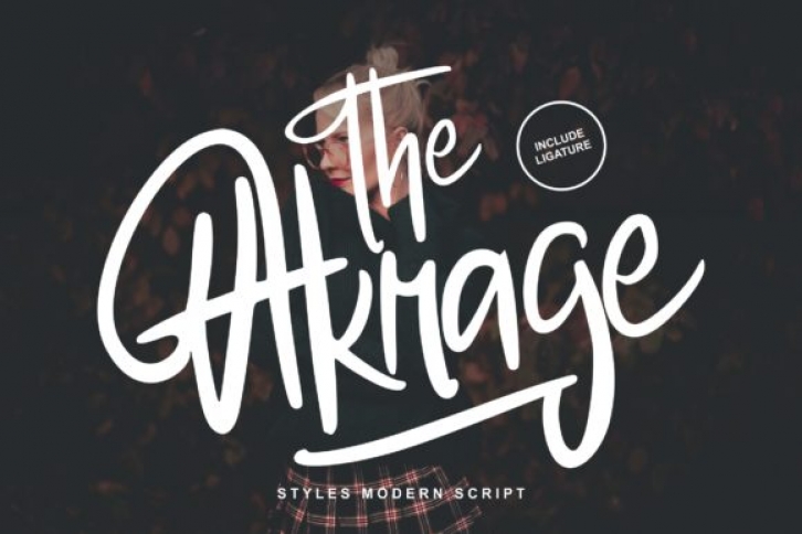 The Akrage Font Download