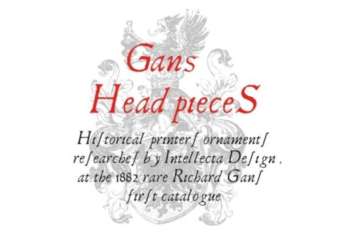 Gans Headpieces Font Download
