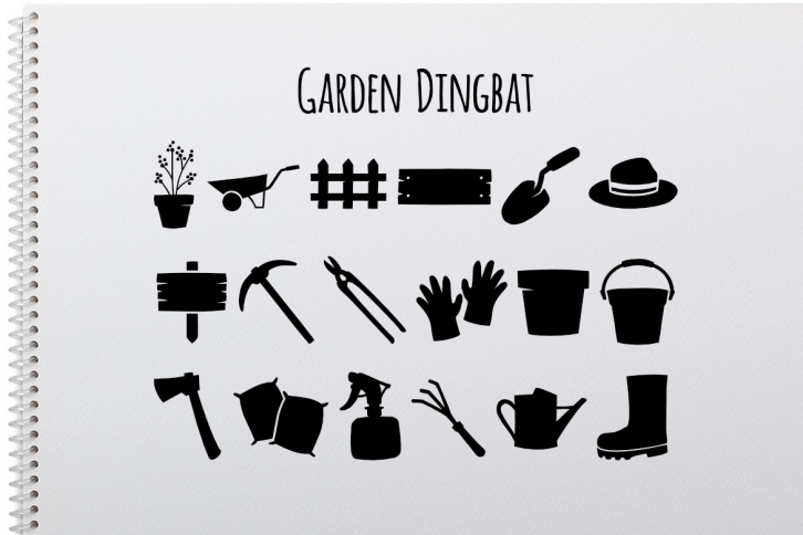 Garden Dingbat Font Download