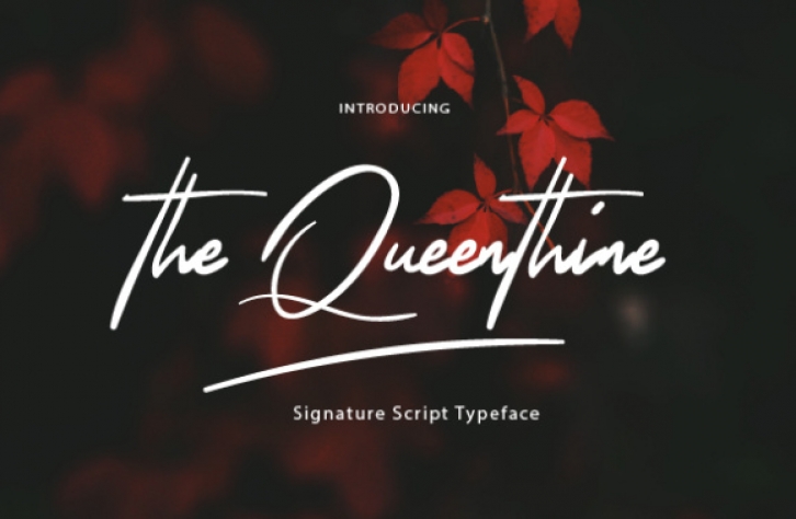 The Queenthine Font Download