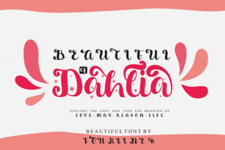Beautiful Dahlia Font Download