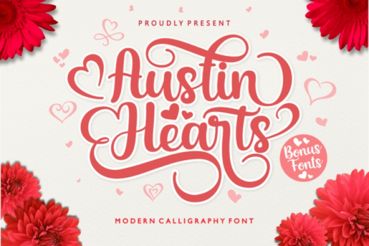 Austin Hearts Font Download