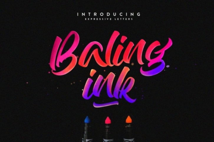 Baling Ink Font Download