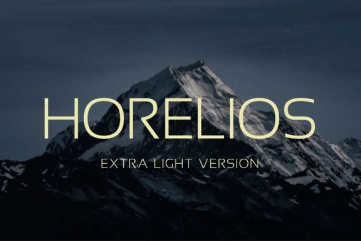 Horelios Extra Light Font Download