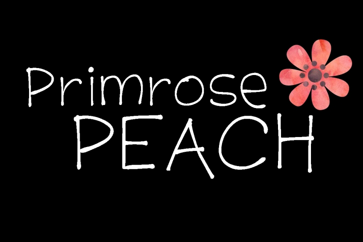 K26 Primrose Peach Font Download
