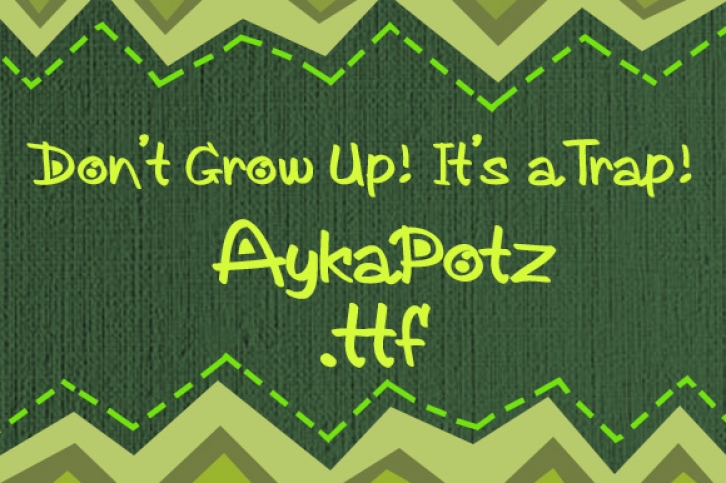 AykaPotz Font Download