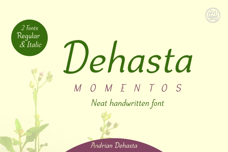 Dehasta Momentos Font Download