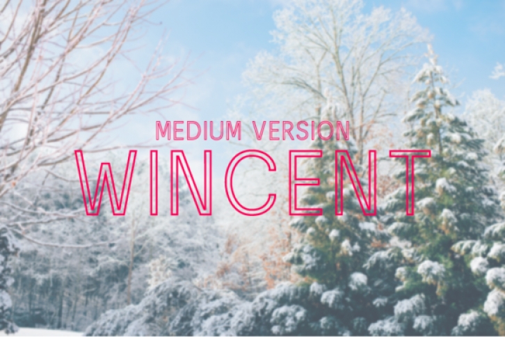 Wincent Outline Medium Font Download