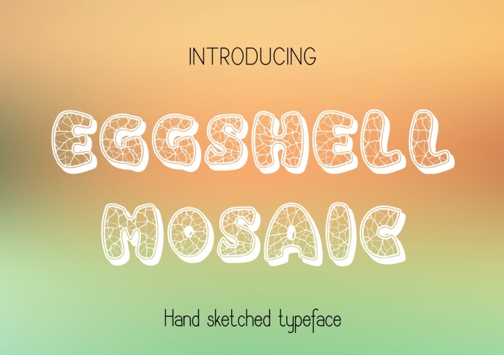 Eggshell Mosaic Font Font Download