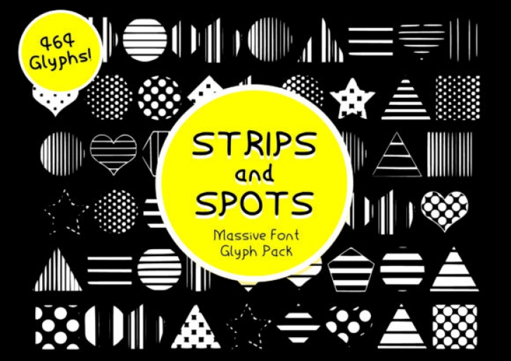 Strips & Spots Font Download