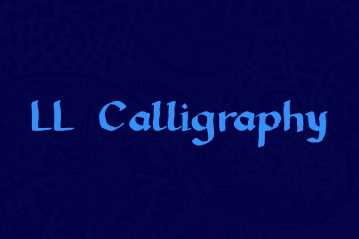 LL Calligraphy Font Download
