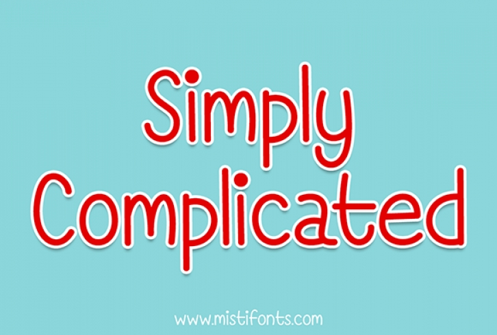 Simply Complicated Font Download