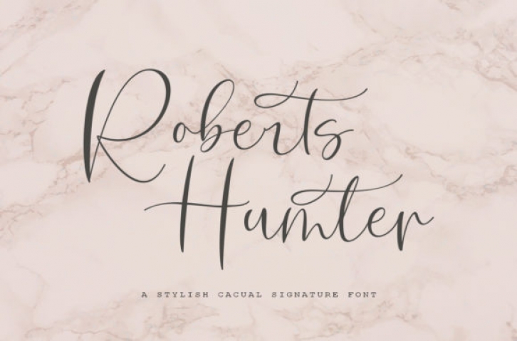 Roberts Hunter Font Download