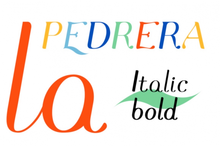 Pedrera Italic Font Download