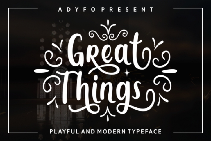 Great Things Font Download
