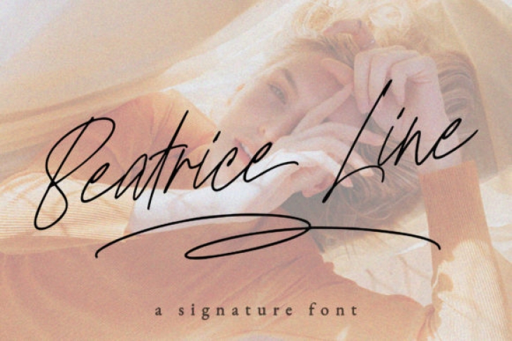 Beatrice Line Font Download