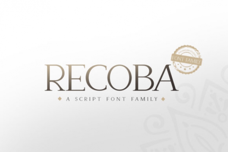 Recoba Font Download