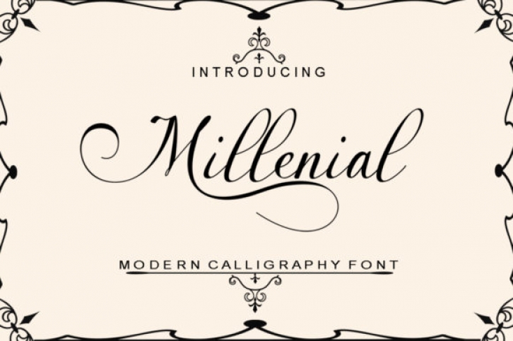 Millenial Script Font Download