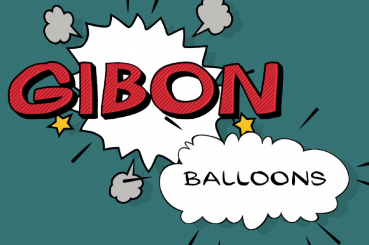 Gibon Balloons Font Download