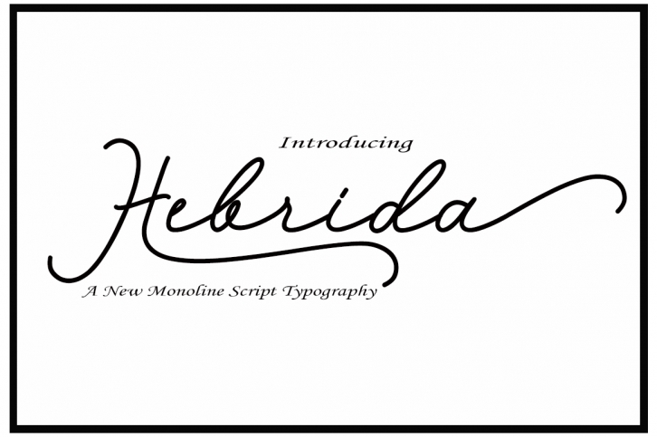 Hebrida Script Font Download