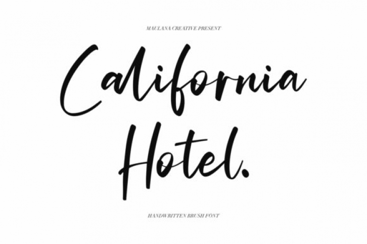 California Hotel Font Download