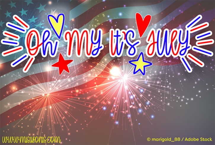 Oh My It's July Font Download