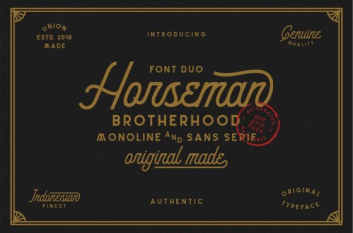 Horseman Font Download