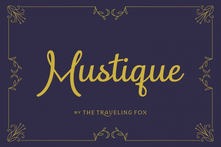 Mustique Font Download