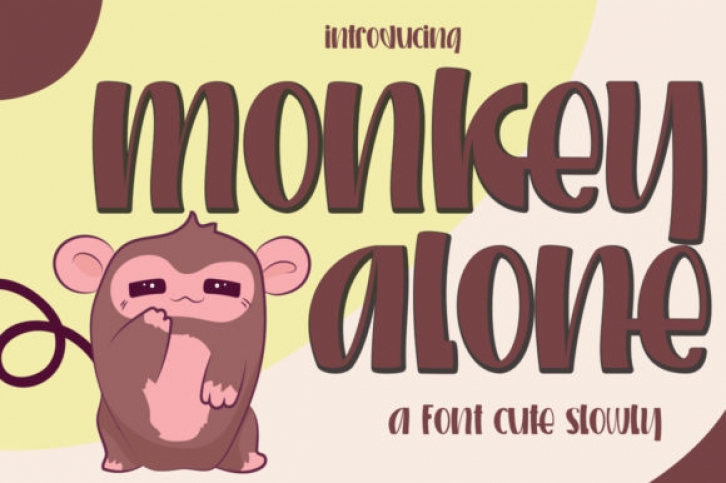 Monkey Alone Font Download